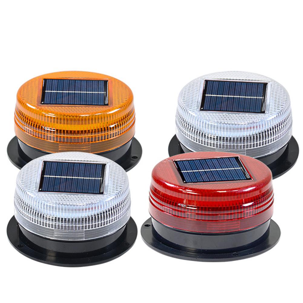 Magnetic Roadblock Light Solar-Powered Strobe Light