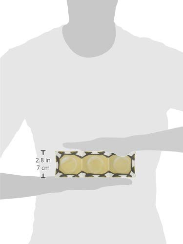 Set of 5 White Wave-patterned Condiment Dishes (Small) [20.2 X 6.6 X 3.3cm] [Japanese Restaurant, Inn, Japanese Tableware, Commercial Use]