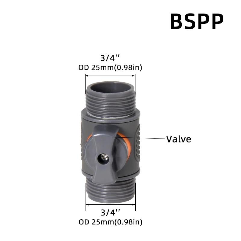1 шт. 1/2" 3/4" 1" Садовые шланги Быстроразъемные адаптеры -EU BPS Резьбовые фитинги для кранов, распылителей и систем полива