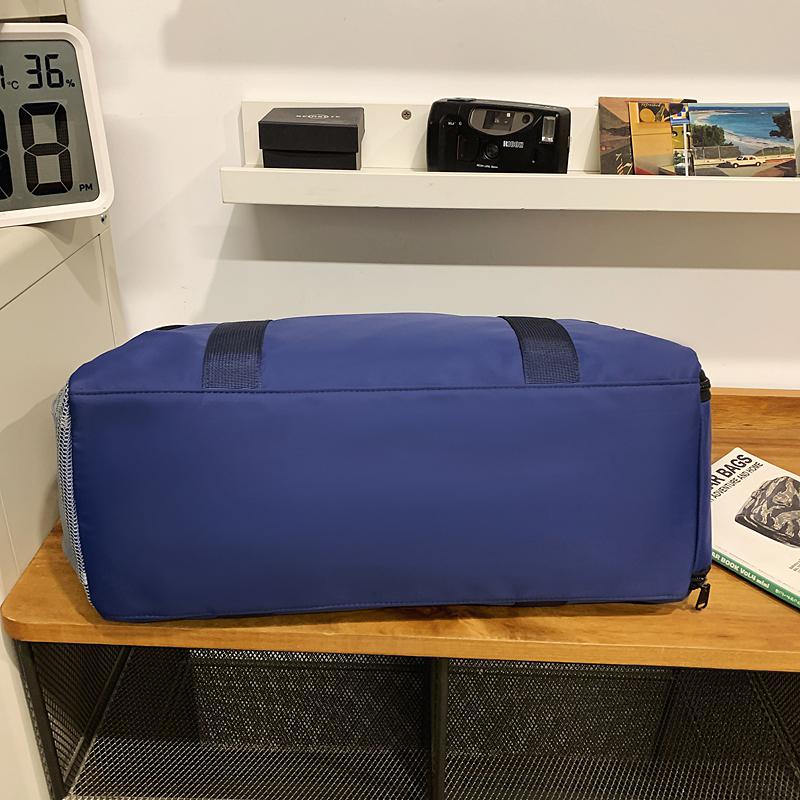 Travel Bag Large Capacity Fitness Travel Bag Sports Luggage Bag Separation Shoes Bags Dry Wet Separation Student Storage Bag