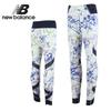 New Balance Женские принтованные тайтсы Evolve Белые