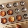 Shell Shaped Household Muffin&Rice Cake Mold Dessert Baking Tray Carbon Steel Material Sturdy Durable Non Stick Party Cake Make