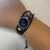 12 знаков зодиака на выбор Плетеная светящаяся браслет-талисман со знаком зодиака Стильный и регулируемый Идеально подходит для подарка Повседневное ношение