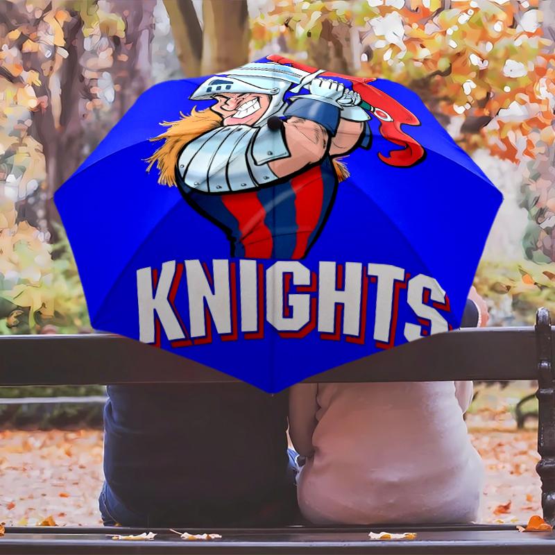 Knights Fashionable Automatic Opening/Closing Folding Umbrella. Portable and Foldable, Ideal for Gift, Travel, and Daily Use
