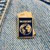 New Enamel Pin Adventure Passport Vacation Travel Metal Pin Gift Birthday 1 Piece