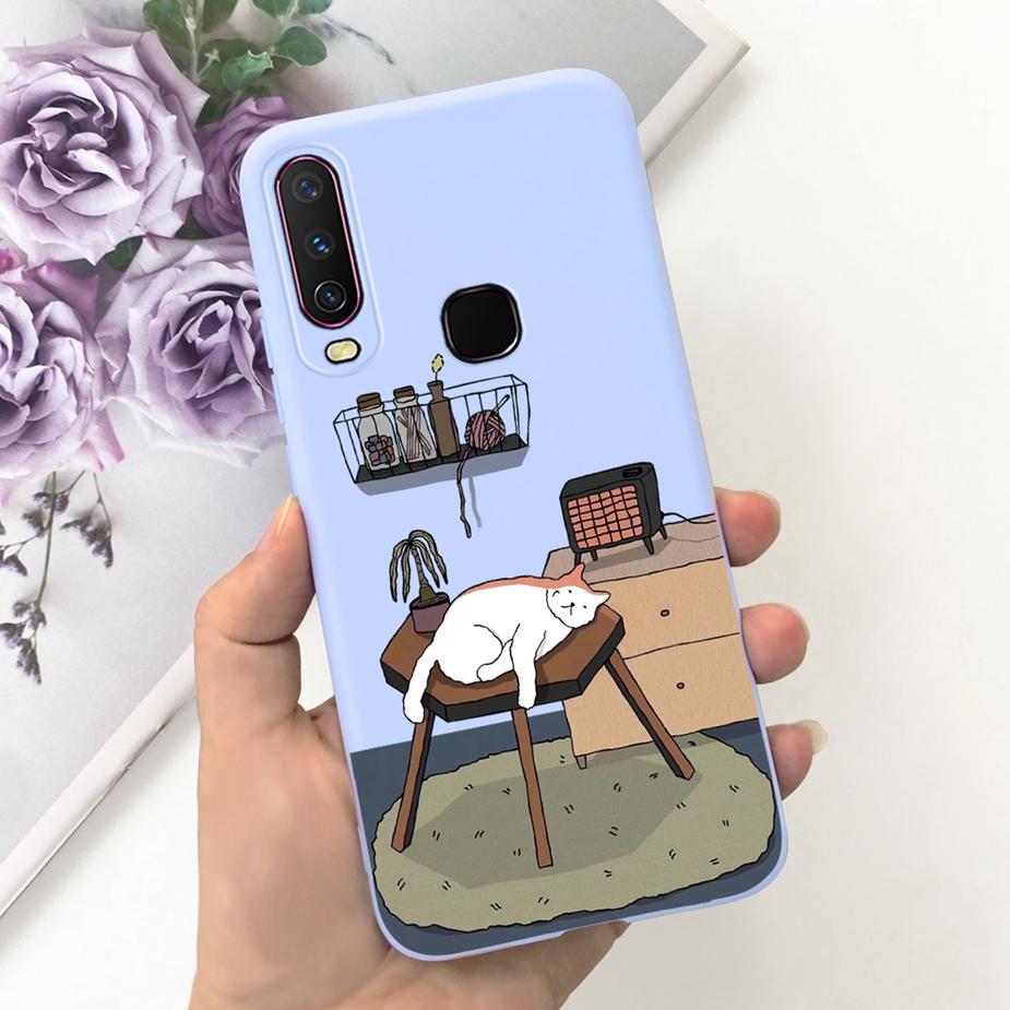 Чехол для Vivo Y12 Чехол для Vivo Y15 Y17 1902 1904 Милый Модный Мультяшный Чехол Мягкий Силиконовый Чехол для Телефона Для Vivo Y15 Y 12 17 VivoY12 Чехлы