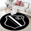 Legia Warszawa pattern round rug,Carpet Rug for Living Room Bedroom Playroom ,Non-slip Floor Mat,Holiday Gifts and Birthday Gifts.