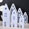 3 шт. Силиконовая форма в виде домика-сердечка, DIY, ручная работа, формы для литья из гипса, бетона, смолы, инструменты для изготовления поделок, декор для дома