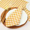 1PC Cotton Plaid Placemat Kitchen Decor Checkered Tablemats Ins Grid Series Meal Mat Photography Props 38x28cm