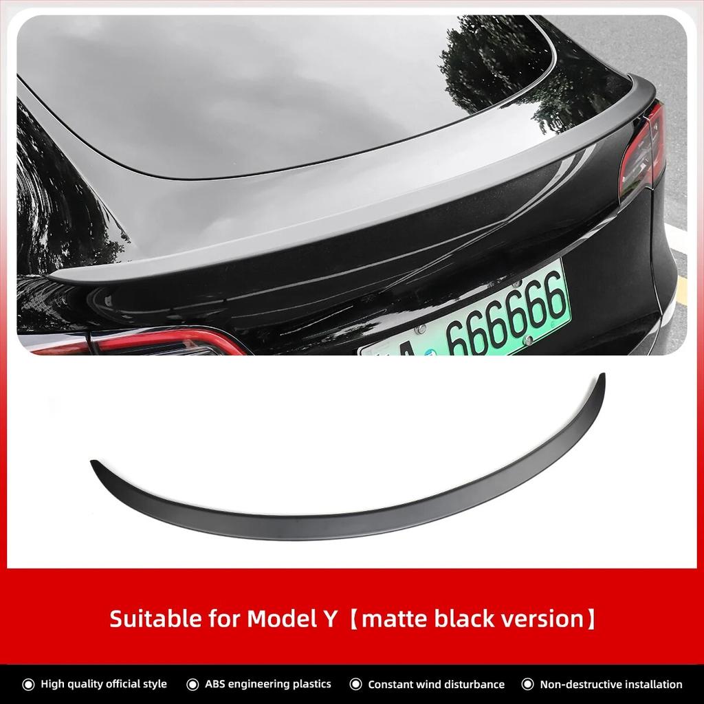 LUCKEASY For Tesla Model Y -2023 Car Styling Accessories ABS SPORT High-performance Rear Trunk Spoiler Wing Tail