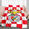 Ben Football Crest Printed Throws Blanket Soft Flannel Blankets for Couch Bed Gifts for Men Women Picnic blanket Christmas gifts