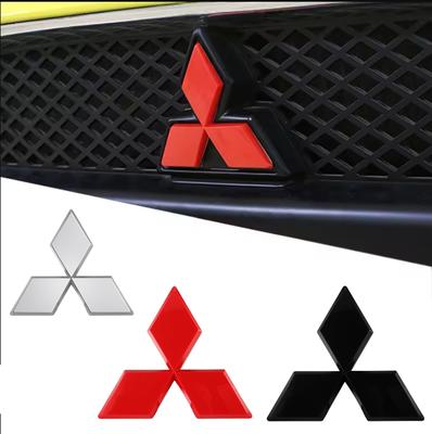 Для Lancer Pajero V3 Значок на переднюю решетку автомобиля Эмблема для задней крышки багажника ABS Наклейки на фары Аксессуары для экстерьера автомобиля