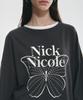Nigaennikol Бабочка Signature Ls Топ_Угольный Кремовый