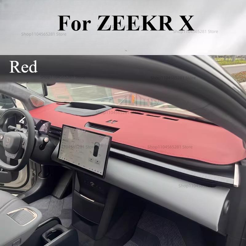 Для ZEEKR X Коврик на приборную панель автомобиля Светопоглощающая подкладка Защита от солнца Теплоизоляция Солнцезащитный козырек Антиблик Аксессуар для модификации