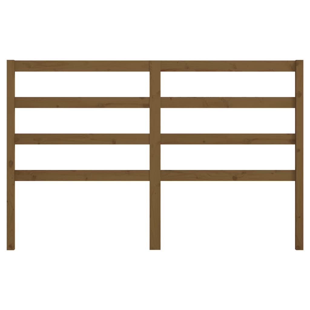 Headboard Honey Brown 166 x 4 x 100 cm Solid Pine Wood