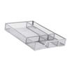 Desk Drawer   with Non Slip Rubber Pads Metal Mesh 5 Compartments Storage Tray for Home and   Use