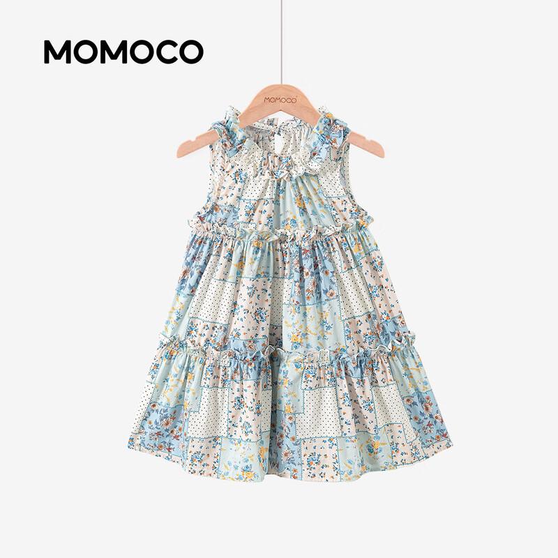 Повседневное платье без рукавов для девочек MOMOCO