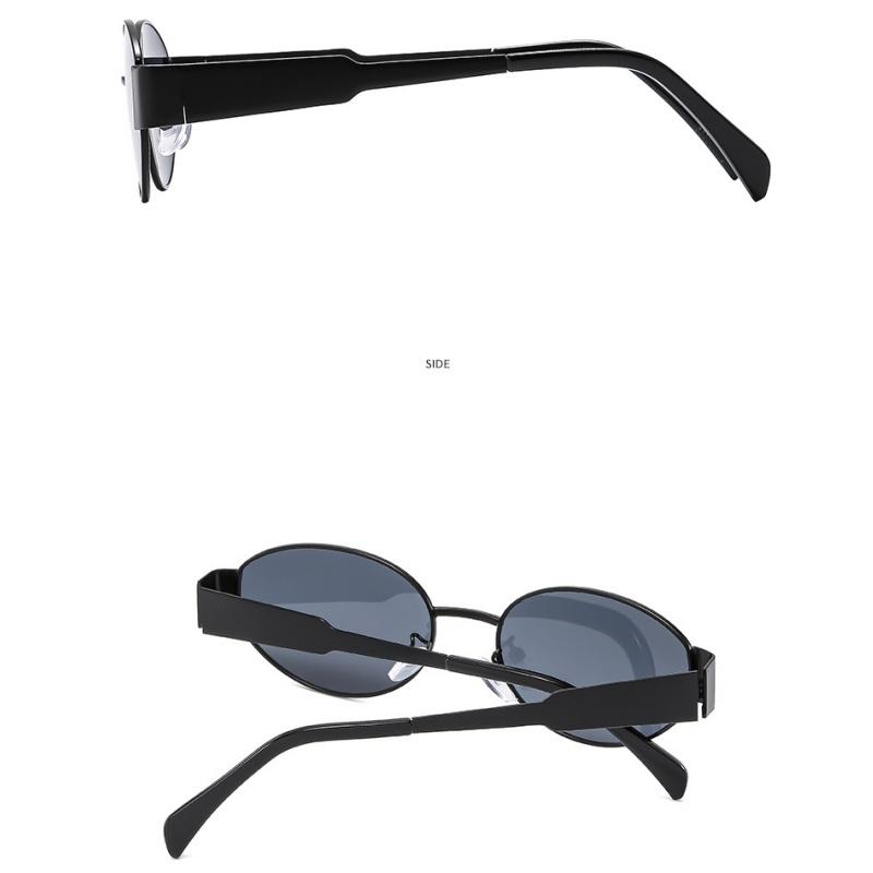 Женские очки с защитой от солнца, защита от ультрафиолета, модные индивидуальные солнцезащитные очки в стиле ретро в стиле хип-хоп для уличной съемки, солнцезащитные очки для пригородных путешествий