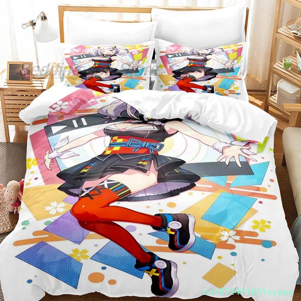Новый комплект постельного белья Nyubara Reona Single Twin Full Queen King Size, комплект постельного белья Aldult Kid Bedroom Duvetcover Sets 3D Print Anime