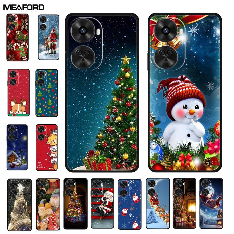 Christmas Case For Huawei Nova 12 SE / 12S / 12i Case Nova 11 SE 12Pro Ultra Soft TPU Silicone Covers for Huawei Nova 11 SE Para