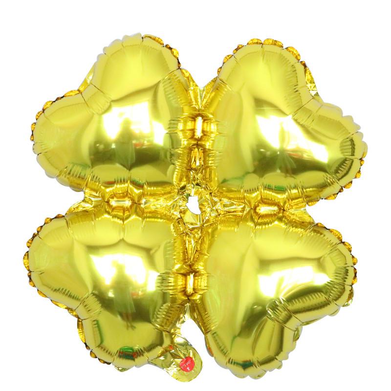 10pcs 18inch Four-leaf Clover Birthday Party Balloons Valentine's Day Aluminium Foil Ballons Birthday Party Decors Adult and kid