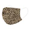 Трехслойная одноразовая пыленепроницаемая защитная маска с леопардовым принтом для взрослых