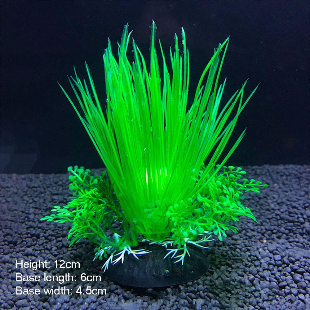 12 см искусственные аквариумные растения водная трава украшения аксессуары для аквариума водоросли украшение