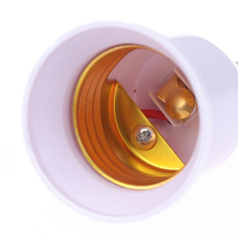 2 шт. E14 в E27 E14-D27 адаптер переходная розетка огнестойкий пластиковый адаптер переходник для лампы адаптер патрона лампы