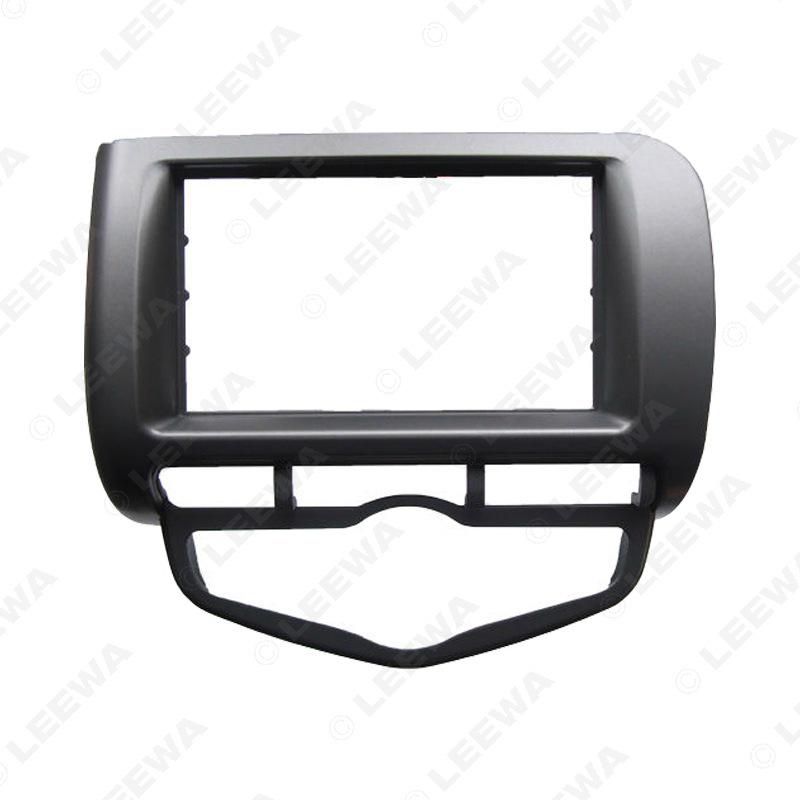 Honda Fit Jazz 2DIN Audio Frame Bezel for Automatic Air Conditioning, Right-Side Titanium