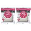 Hario V60 Paper Filters 02W, 1-4 Cups, 100 Filters (VCF-02-100W) X 2 (200 Filters)