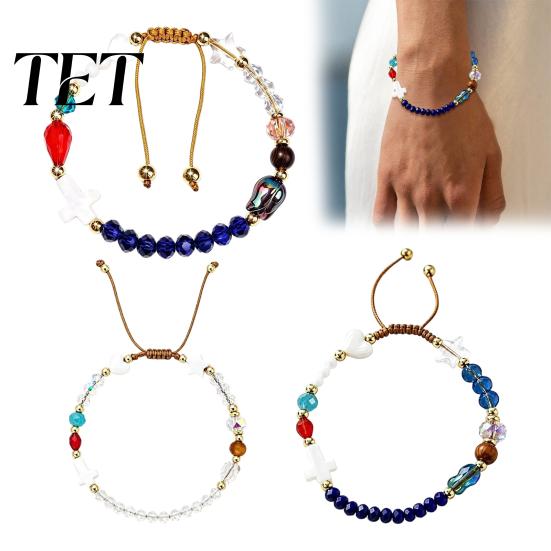 Handmade Beaded Wristband Story of Jesus Bracelet, Adjustable Braided Rope Meaningful Christian Gift Faith Jewelry, Religious Inspirational Gifts for