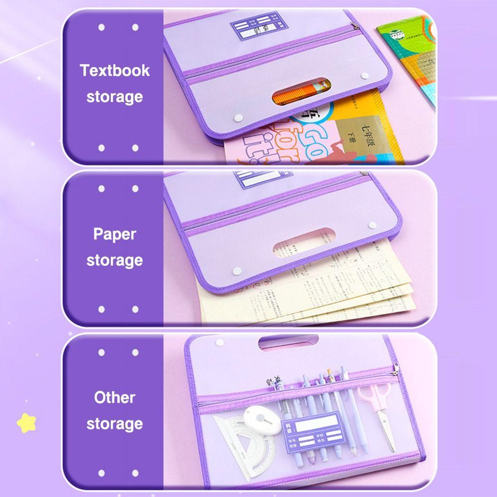 13 Pockets Organ Bag Waterproof Document Bag Creative Envelope Folder  School Office