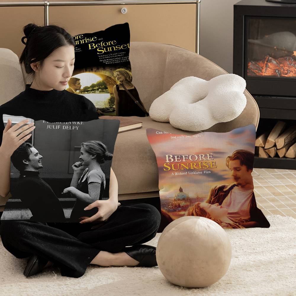 Classic Before Sunrise Cushion Cover Pillow Cover Decor Pillowcase Printed Cushion Case for Couch