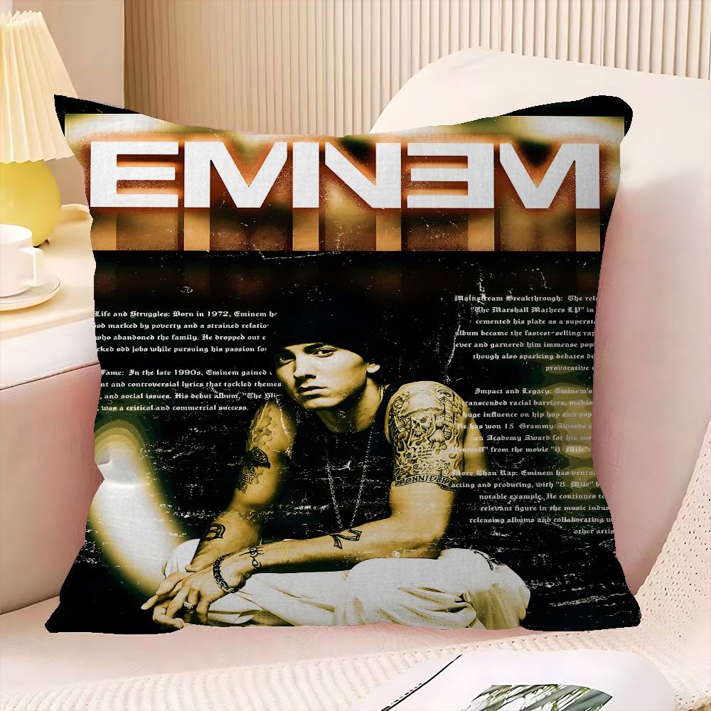 Рэпер Певец E-Eminem Подушка Чехол для Подушки Наволочка Гостиная Диван Домашний Декор Индивидуальный