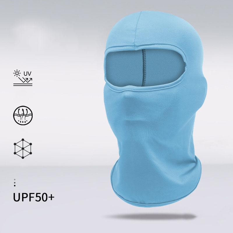 Sports Outdoor Ice Silk Cycling Headgear Warm Face Protection Hat Helmet Liner Quick Drying Face Mask Motorcycle Bicycle Scarf