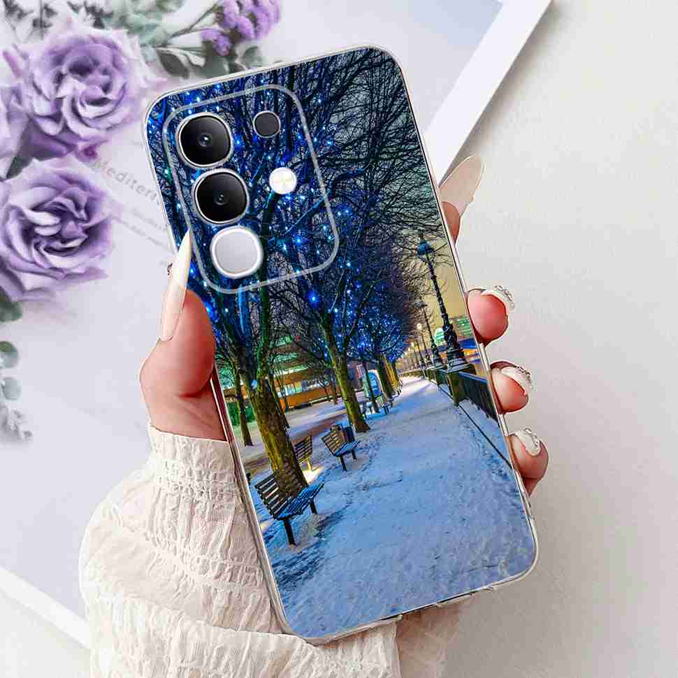For Vivo Y29 4G Case Cute Couple Cat Butterfly Cover Soft Silicone Phone Cases For Vivo Y 29 Y29 4G Fundas Coque 6.68"