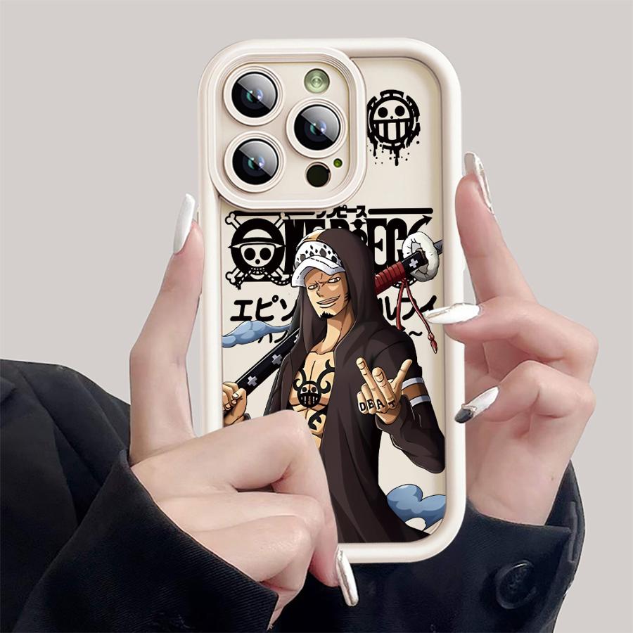 Мягкий чехол для iPhone 15Pro 13Pro 11 14+ 12 13 16 Pro Max 15 Plus 14 16e 16+ One Piece Law
