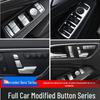 Наклейки на кнопки стеклоподъемника Mercedes для CLA, GLA, GLK, C-Class, E-Class, C200 - Декор интерьера окон
