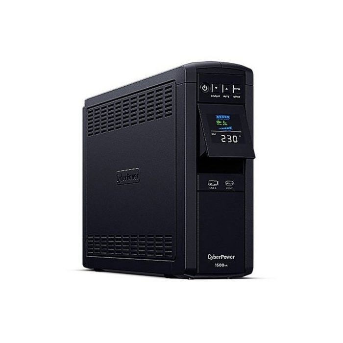 Système d'ASI - CyberPower - CP1600EPFCLCD - Protection de Workstations - Noir - Sinus pur