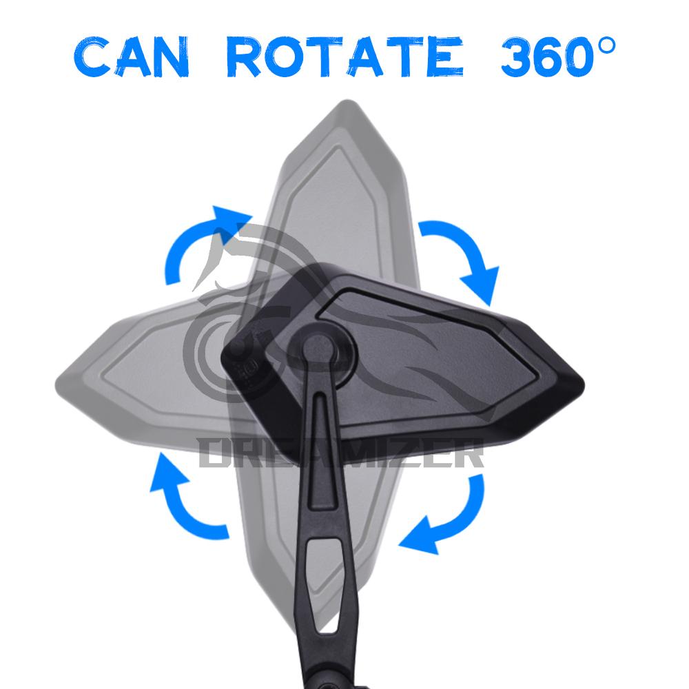 Мотоциклетное зеркало заднего вида для Spiegel Honda Yamaha Kawasaki Suzuki Maverick Booster Scooter M10, боковой вид сзади, эндуро