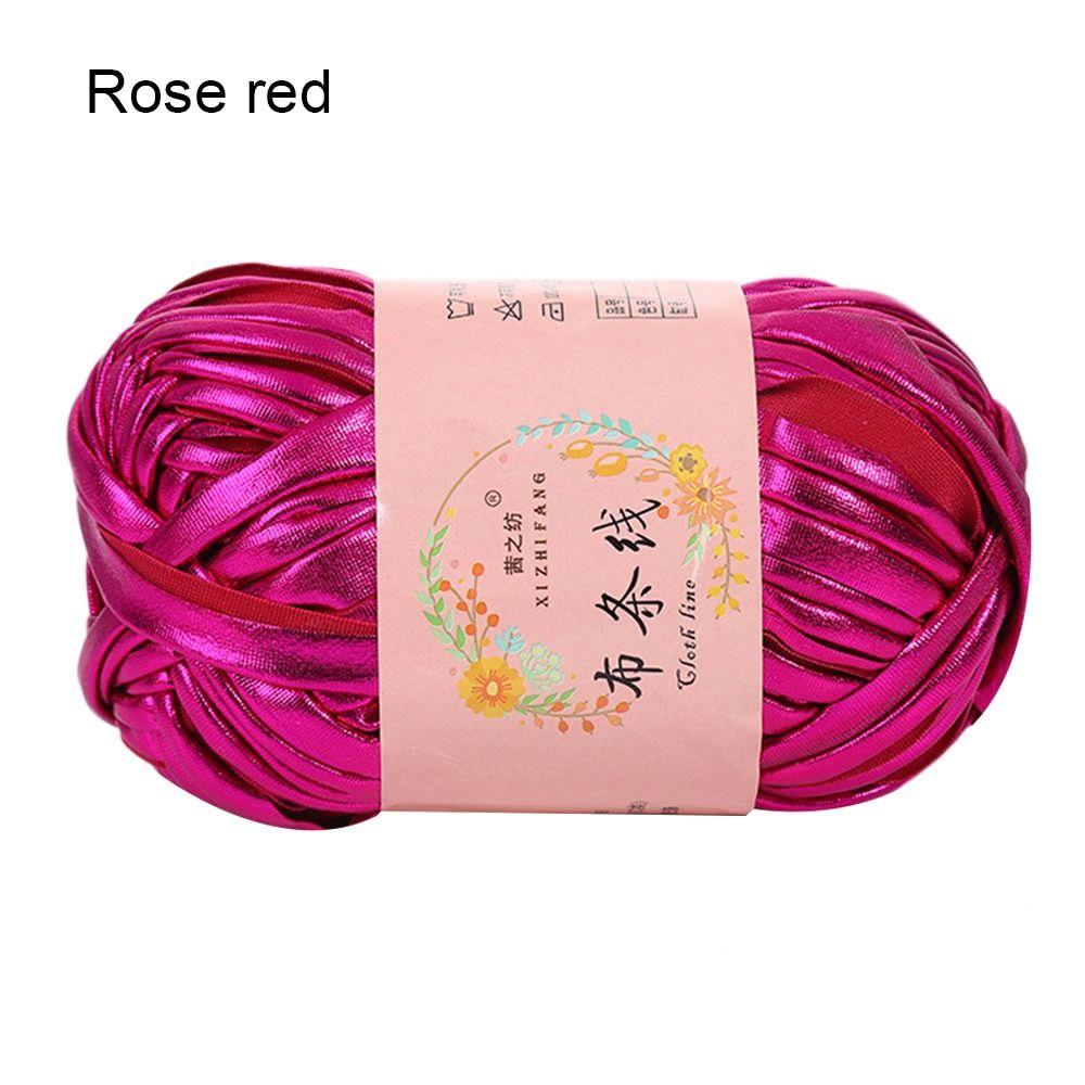 Для футболки блестящая швейная волшебная цветная пряжа шариковая пряжа для вязания крючком DIY ручное вязание искусственная кожа