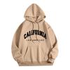 Свитшот Streetwear с принтом букв New York для мужчин Модная оверсайз одежда Личность Мягкий принт с буквами Повседневные худи