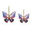 Акриловая красочная бабочка подвесное украшение двухстороннее внутреннее наружное рождественская елка настенное окно