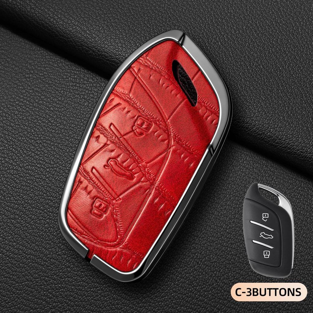 Чехол для ключа автомобиля MG: Подходит для моделей MG6, MG5, ZS, ONE, HS, GS