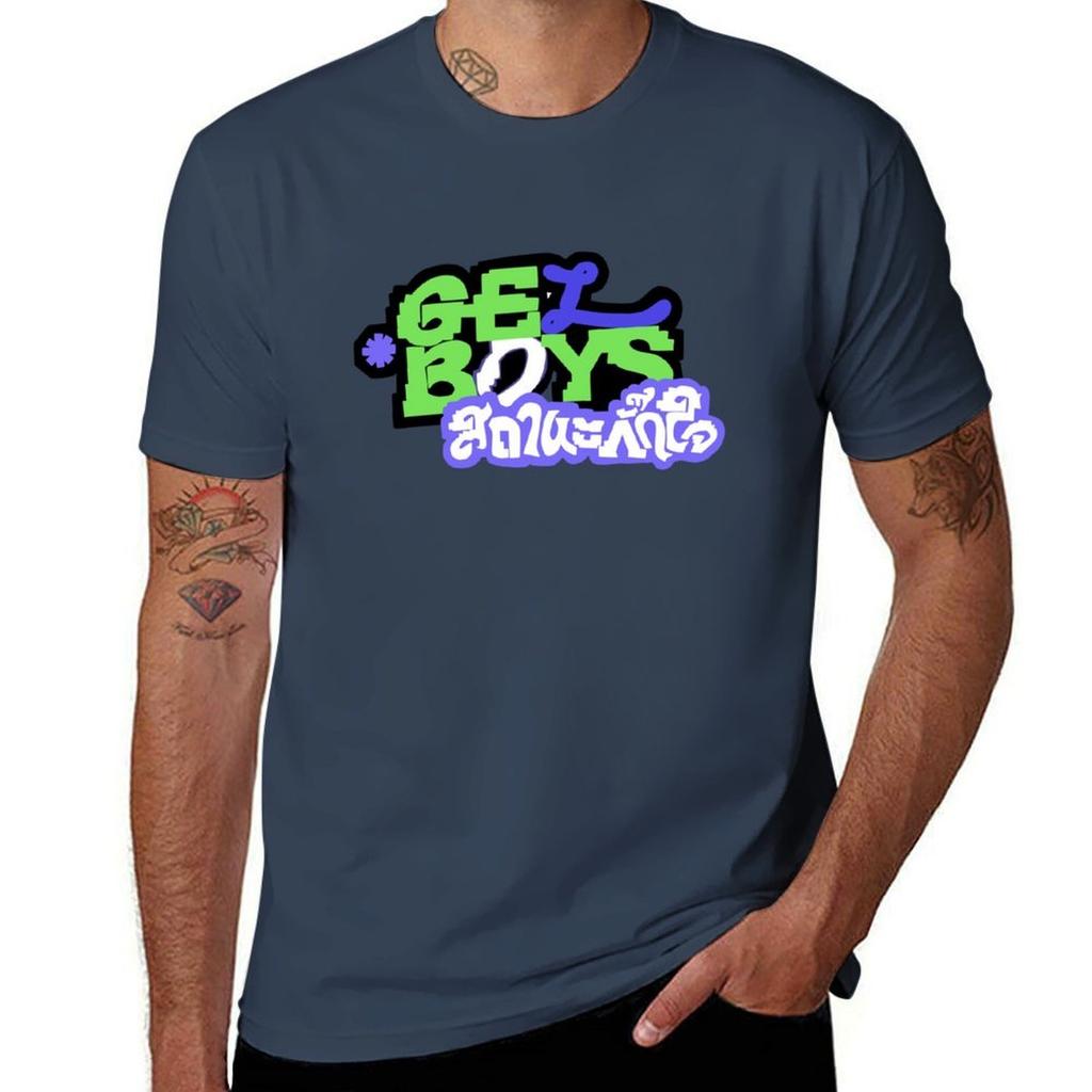 Тайская футболка Bl Gelboys The Series Большого размера Свободный крой