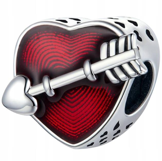 Charms Heart 925 Bead S925 Pendant Heart Arrow Love Beads