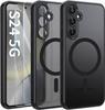 Magsafe Case Matte Black For Samsung S24 + 2X Glass