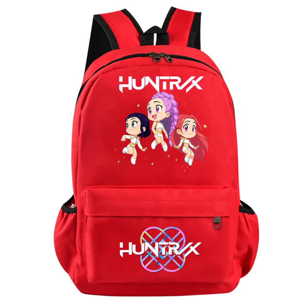 Anime Cartoon K-Pop Demon Hunters Printed Backpack for Teenager Student Girl Boy Bookbag Schoolbag Women Large Capacity Waterproof Travel Bag Gift
