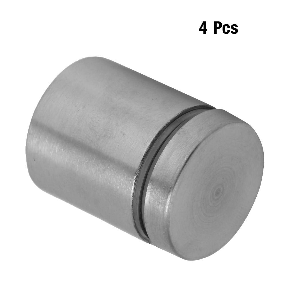 4pcs Stainless Steel Advertise Fixing Pins Glass Standoff Mounting Bolts (25*25mm)