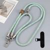 Adjustable Long Mobile Phone Lanyard with Card for iPhone Outdoor Travel Daily Use-Crossbody Neckwear Anti-lost Cellphone Strap